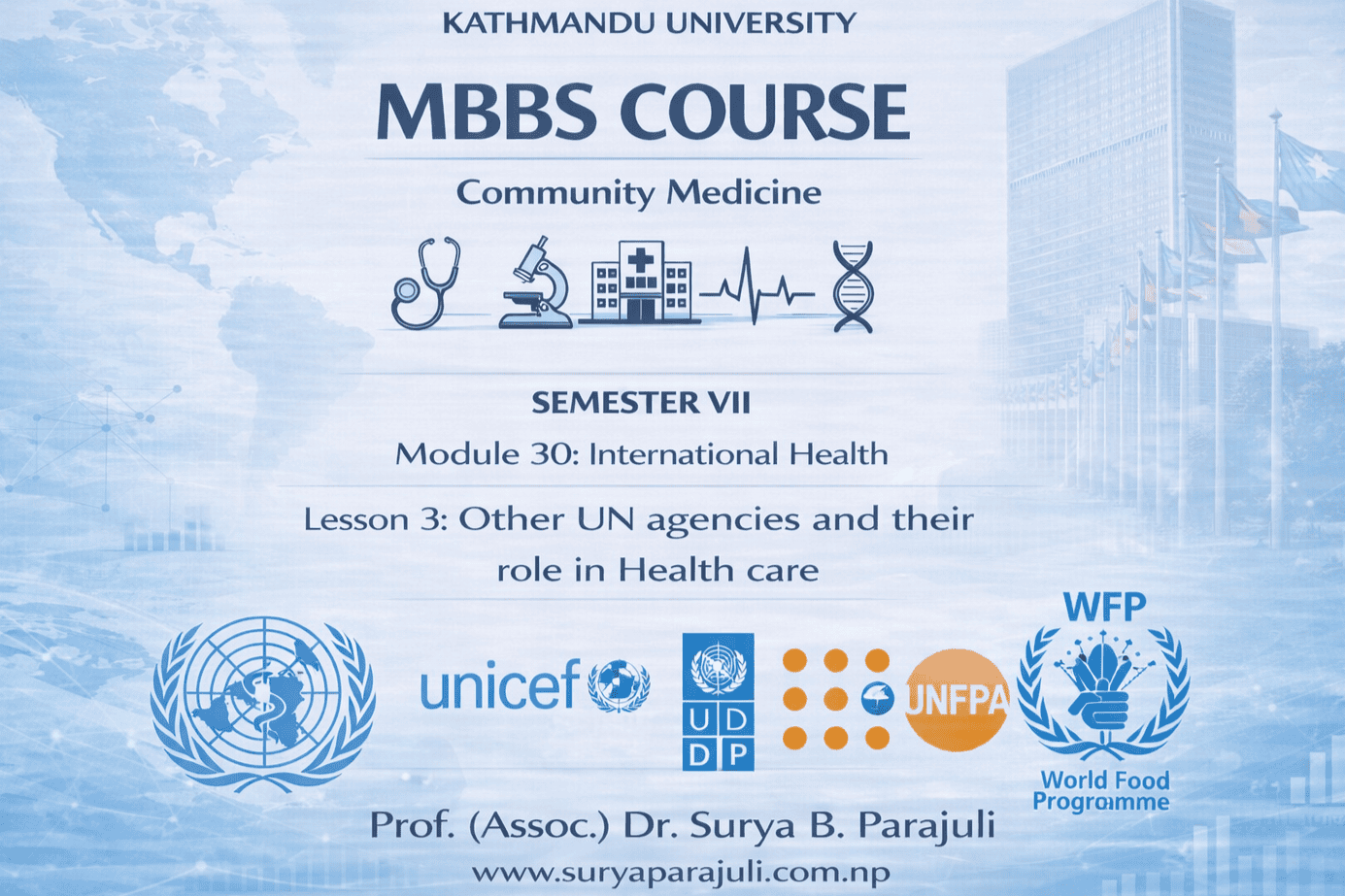 Other UN agencies and their role in Health care